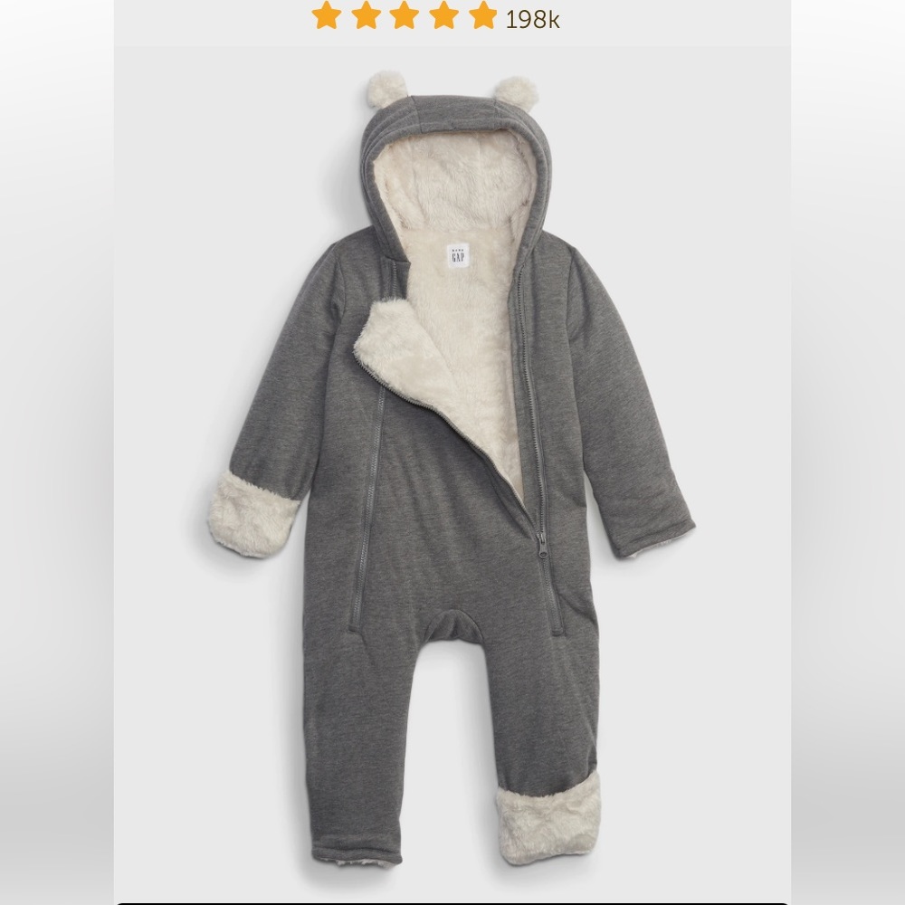 EUC Gap Baby Sherpa Bear 3-6mo